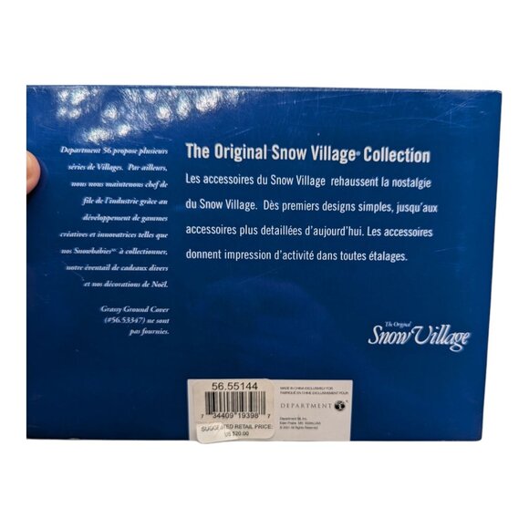 Department 56 " Ben & Buddy's Lemonade Stand " #55144 Snow Village 2001 Dog - Picture 10 of 10